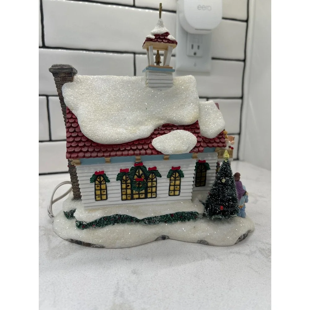 Department 56 Twas The Night Before Christmas Eve Church Village 2003 Lighted